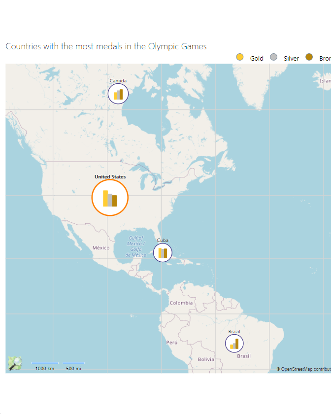 Olympic Medals Map Report Olympic Medals Map